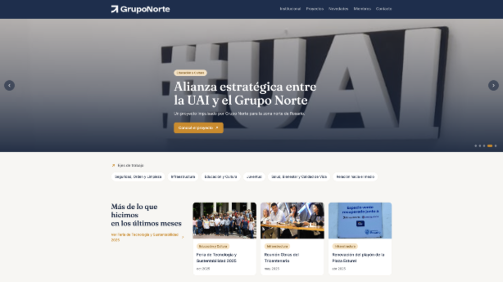 Sistema Modernizado Grupo Norte